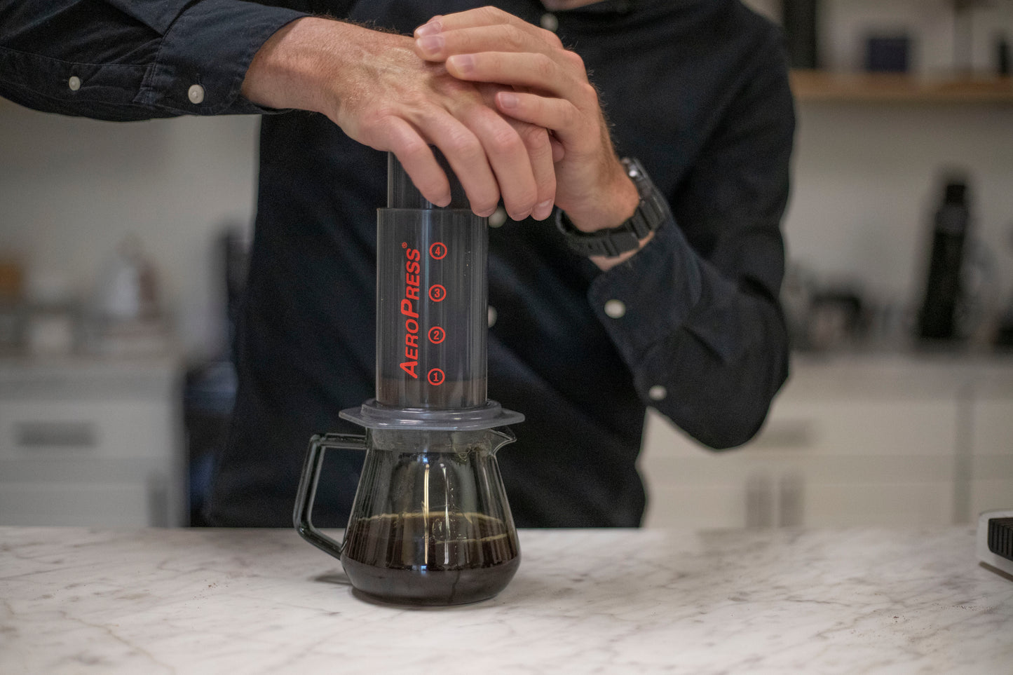 Bellman 50ss Stovetop Milk Steamer + AeroPress Original